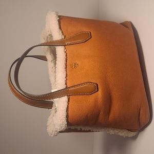Tory Burch-Blake Shearling small tote